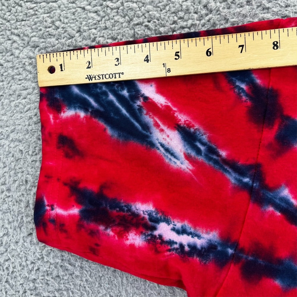 Liquid Blue MLB Boston Red Sox Burst Tie Dye T-Shirt Mens XL Red Navy Blue - Picture 7 of 12